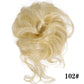 LUPU Synthetic Hair Bun Chignon Messy Curly Hair Band Elastic Scrunchy False Hair Pieces For Women Hairpins Black Brown